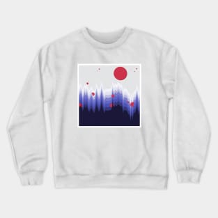 Minimalist abstract landscape design Crewneck Sweatshirt